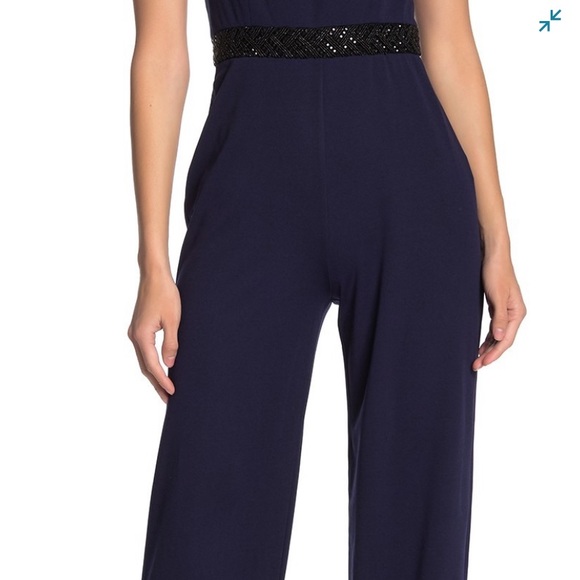 Marina Spaghetti Strap Straight Leg Jumpsuit - Picture 5 of 6